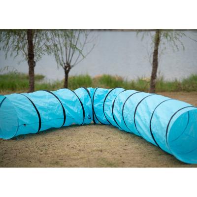 China Breathable Outdoor Automatic Outdoor Tunnel Crawling Tunnel Tent Funny Pet Cat Bed Cat Bed 2 Holes Tunnel for sale