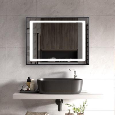 China Bright High Quality Wall Mounted LED Light Up Bathroom Mirror With Motion Sensor Switch Led Mirror For Bathroom for sale