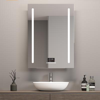 China Hotel Home Bathroom Anti Fog Smart LED Mirror Light Wall Mounted Bathroom Mirror With Lights Mirror Decoration for sale