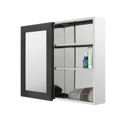 China Door America Style Wall Recessed Modern Mirrored Mount Medicine Cabinet for sale