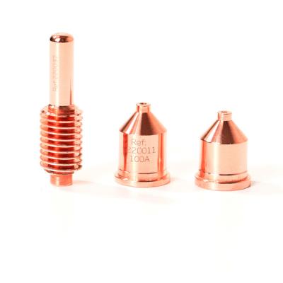 China Ankxia copper OEM CONSUMABLES FOR ELECTRODE cap 1000 120926 220206 plasma cutter hypertherm powermax 1650 retention for sale