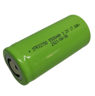 China Toys Rechargeable Cylindrical Li Ion Cell Lithium 32700-5500mAh-3.2V Battery for sale