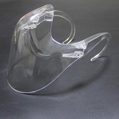 China Respiratory protection full colors PC personal face shield mask with one show stand and all colors are available in stock for shipping anytime for sale