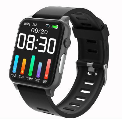 China Spovan SW12 Touch Screen Heart Rate Oxygen Monitor Fitness Tracker Smartwatch for sale