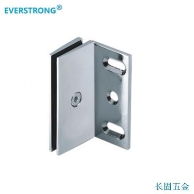 China Shower Glass Door Everstrong Brass Wall to Glass Clip with Decoration Cover Used for Shower Door for sale