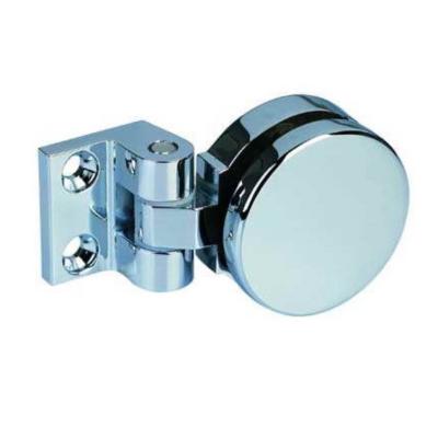 China Everstrong Modern Glass Fittings ST-B009 Small Brass Wall To Glass Hinge For Caninet Door for sale