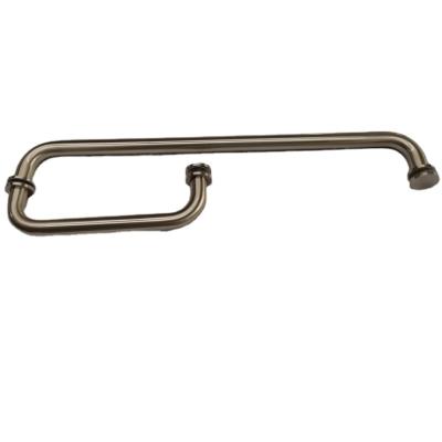 China Everstrong Modern Towel Bar Or Shower Round Brass Door Handle Or Pull Handle With Gasket for sale