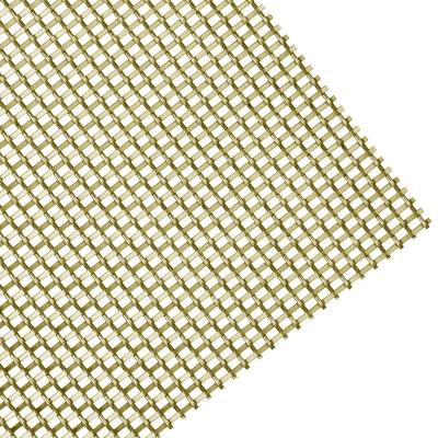 China Decoration Faceplates Crimped Type Copper Wire Mesh Brass Faceplate for sale