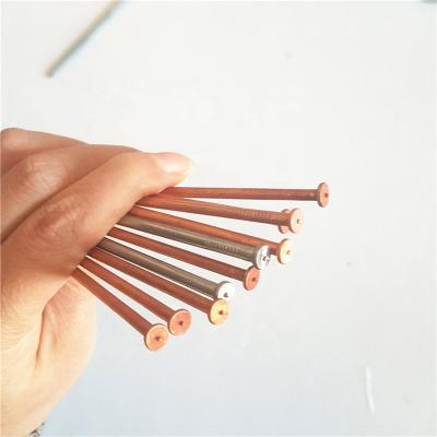 China Capacitor Discharge CD Spot Flat Pins, Spot Welding Copper Clad Pins for sale