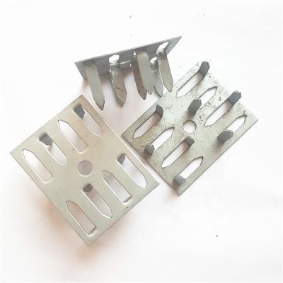 China Galvanized Rockwool Layers Hardness Repair Steel Impaling Clips For Repairing Rockwool On The Wall for sale