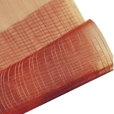 China Acid-Resistance Decorative Architectural Wall Cladding Laminated Glass Art Copper Weave Wire Mesh for sale