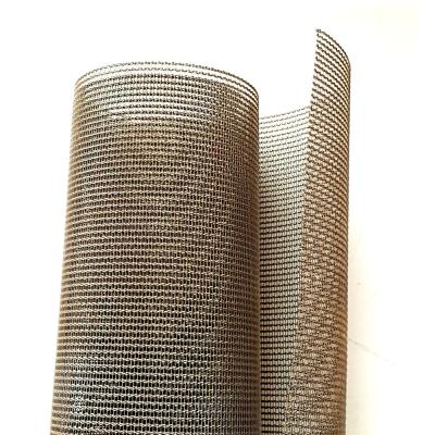 China Weave Glass Laminated Stainless Steel Mesh Rope Wire Woven Fabric Vitro Wire Mesh for sale