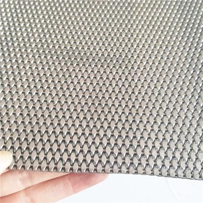 China 3MM Thickness Plain Woven Rigid Wire Cloth , Decorative Wire Mesh For Elevator for sale