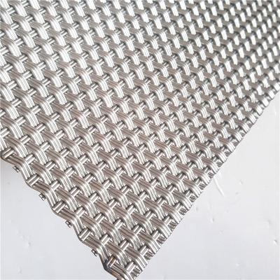 China Simple Architectural Decorative Wire Mesh Facades With Weave 3D Patterns for sale