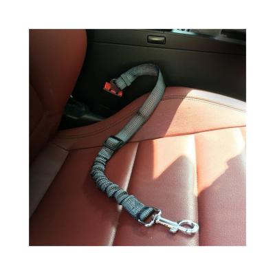 China Wholesale Price Dog Car Seat Belt Travel Accessories Durable Elastic Durable Reflective Pet Safe Belt for sale