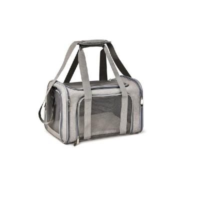 China New Product Sustainable Airline Fashion Pet Dog Carrier Bag Approved Portable Breathable Dog Travel Bag for sale