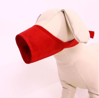 China New Design Anti Bite Sustainable Eco Friendly Adjustable Dog Muzzle Nylon Breathable Dog for sale