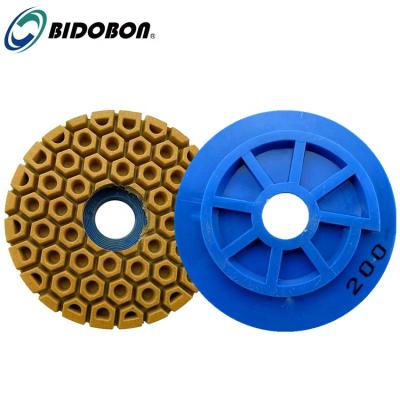 China High Efficiency 5inch Snail Lock Diamond Edge Chamfering Grinding Wheels For Line/Edge Polishing Machines for sale