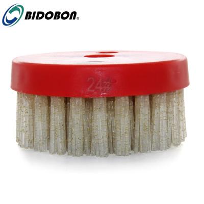 China Circle Shape Antique Diamond Abrasive Brush 4.5/110mm Inch M14 Outer Wire 110mm for sale