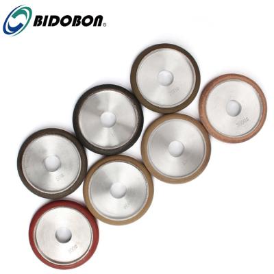 China Bidobon 4inch /100mm Resin Bond Diamond Fluting Polishing Wheel 10mm 12mm /16mm for sale