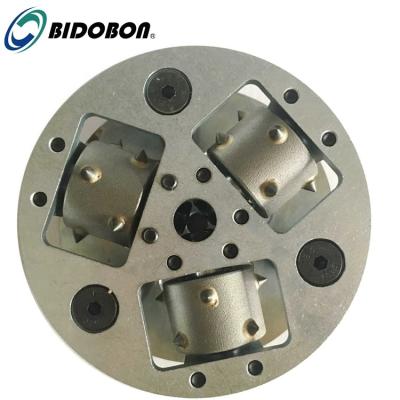 China High Efficient And Good Finishing Bidobon 125mm Tungsten Steel 6.3inch Diamond Granite Bush Hammer Disc For Stone Grinding for sale