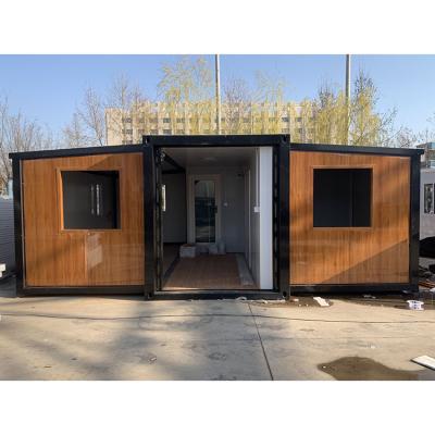 China Modern wholesale custom prefab foldable and folding house 100 ft prefabricated 3 in 1 container home hurricane resistance for sale