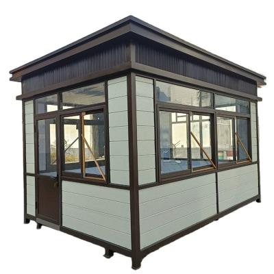 China Modern wholesale custom sentry box guard house prefab containerized houses akay container street home prefabricated in qatar japan for sale