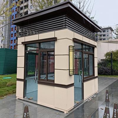 China Modern manufacturer custom high quality prefab sentry box office container house tiny luxury prefabricated police box for sale