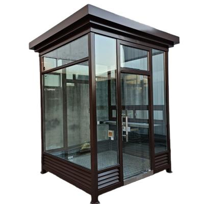 China Modern wholesale custom modern portable the guard house with air conditioner prefab container house sentry box prefabricated home for sale