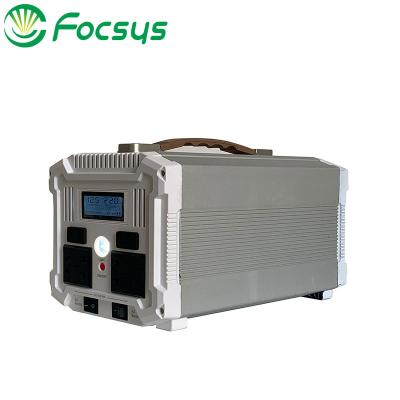 China Outdoor Portable Pure Mppt Sine Wave Lithium Batteries Flashlight Solar Power Station Power Storage System for sale