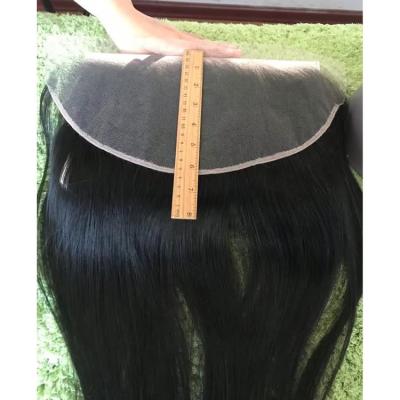 China Pure Virgin Hair HD Lace Frontal Transparent Swiss Lace Front Straight Wholesale 16-22 inch 13x6 for sale