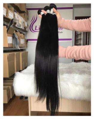 China Unprocessed Virgin Remy Human Hair Lishahair Indian Virgin Hair Cuticle Aligned 11A Grade Hair Color Natural Straight Hair Bundles for sale