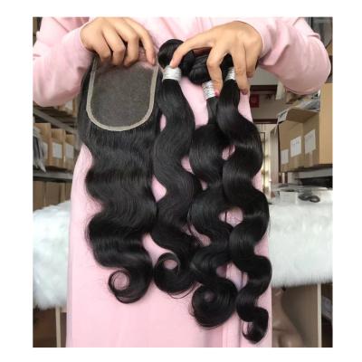 China Malaysian Virgin Hair Hair Bundles With Closure, Hair Vendor With Bundles And Closure, Cheap Lace Closure Bodywave Bundle With Closure for sale