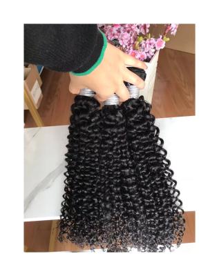 China Kinky Straight Natural Color Curly Bundles Curl Virgin Hair Bundles Affordable Deep Curly Wholesale for sale