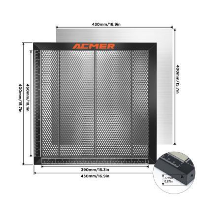 China 430x400mm Laser Engraving Bed With Pins Honeycomb Working Panel Customized for sale