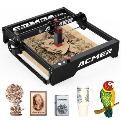 China ACMER P1 10W Laser Engraver 10000mm/min High Speed Desktop Laser Engraving Machine, 20W Laser Output Te koop