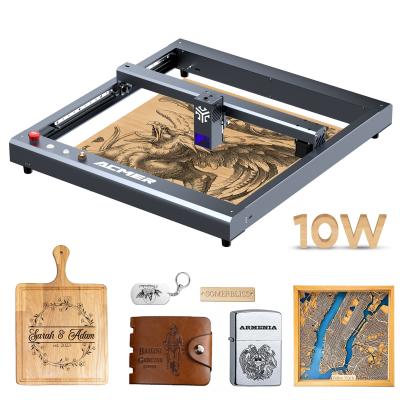 中国 ACMER P2 10W ダイオードレーザー彫刻機と切断機 Cnc マシン サイズ 600*650*170mm 販売のため