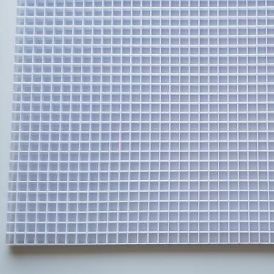 China Long Plastic Grille 1.2X0.6m, HIPS GPPS Polystyrene Eggcrate Core Sheet LED Lifespan YL13W Egg Crate Ceiling Panel for sale