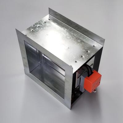 China Sale 24V Electric Volume Control Industrial Hot Air Damper With Flange 220V 230V CHINA ON-OFF MODULATION for sale