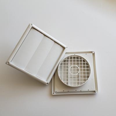 China China modern anti-UV plastic square round dn100mm dn125mm dn150mm covers high quality valve air vent white for sale