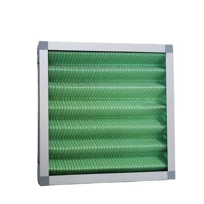 China Cleanroom Pre Filter Air Filter Primary Filter Paperboard Aluminum Galvanized Folding Panel Ply Frame YINGLANG for sale