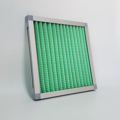 China Cleanroom Ventilation System G1 G2 G3 G4 Folding Panel Air Filter Frame Fiberglass Furnace Aluminum Pre-Filter for sale