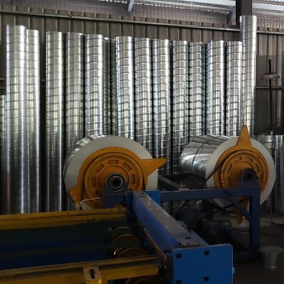 China Steel Air Conditioning Terminal Dust Collector Spiral Duct Blast Air Pipe Kitchen Smoke Exhaust Duct Restaurants Hotel for sale