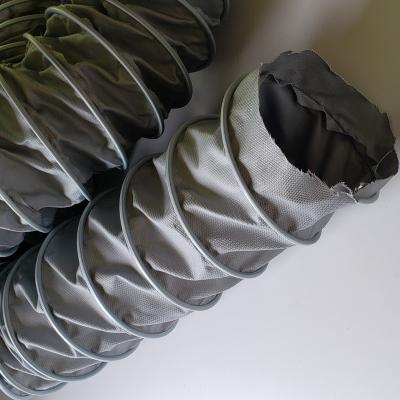 China Traditional heat resistant flexible duct heat pump duct for hot air duct fan pipe for exhaust gas dn75mm 250mm for sale