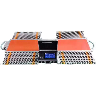 China Wireless Portable Axle Load Scales with Touchable Touch Screen and Rechargeable Battery for sale