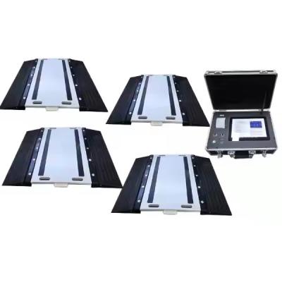 China Portable Axle Load Scales Powered By DC 12V Lithium Battery With Touch Screen Display for sale