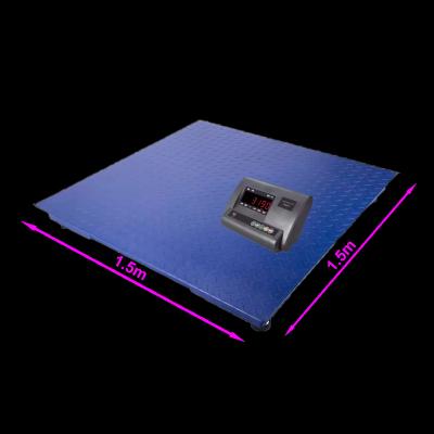 China 1.5*1.5m 5t heavy duty weight scale platform floor scale for sale