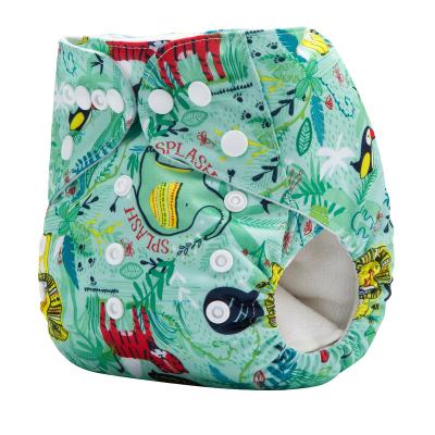 China 2022 Cheapest Reusable Baby Pocket Diaper Printed Quick Dry Cloth Diaper Cloth Diaper For Babies Boys for sale