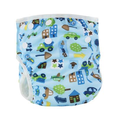 China Printed 2022 Waterproof Reusable Absorbent Swim Diapers For Baby Diaper Nappy Swimming Pants for sale