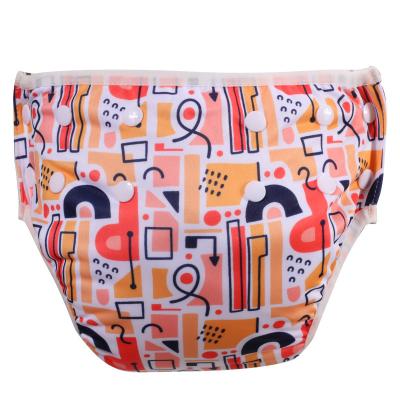 China Printed Diaper Swim Breathable Baby Reusable And Washable Diaper With Free Sample for sale